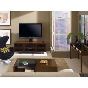    Avion II 65 TV Stand in Walnut with Arena TV Mount