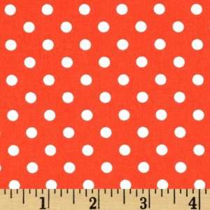  44 Wide Michael Miller Dumb Dot Clementine Fabric By The 