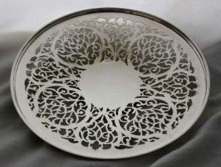 1913 Gorham Sterling Silver Cake Tray Plate Footed  