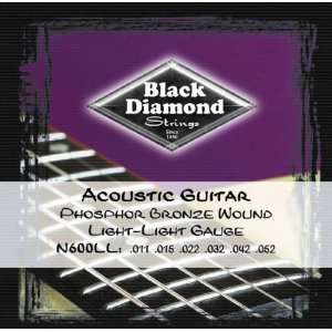  Black Diamond Light Light Gauge Phosphor Bronze Acoustic 