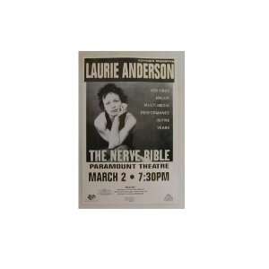 Laurie Anderson Handbill Poster Denver 
