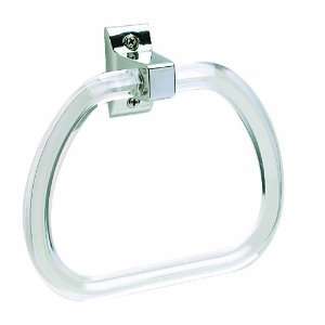    31 Chrome Edison Lucite Towel Ring from the Edison Collection BE2 31