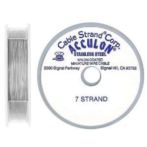  Acculon Beading Wire 7 Strand Tigertail .024 Heavy 30Ft 