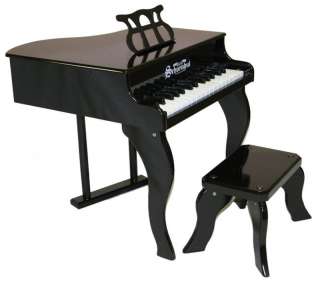 Schoenhut Black Baby Grand Piano Childs Toy Keyboard  