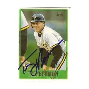  Trey Beamon Pittsburgh Pirates 1997 Topps Signed Card 