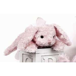  Cottontail Pink Rabbit Rattle 8 by Bearington Baby