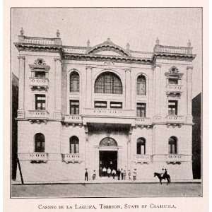 1911 Halftone Print Casino De La Laguna Torreon Coahuila State Mexico 