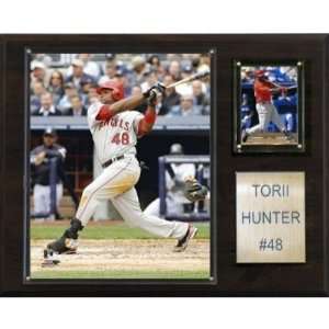  MLB Torii Hunter Los Angeles Angels Player Plaque