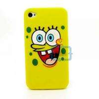 SpongeBob Silicone Back Case Cover Skin For AT&T Verizon Sprint iPhone 