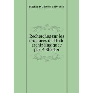   ©lagique / par P. Bleeker P. (Pieter), 1819 1878 Bleeker Books