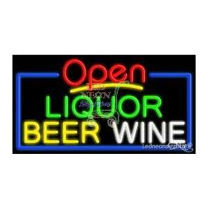  Liquor Beer Wine Neon Sign