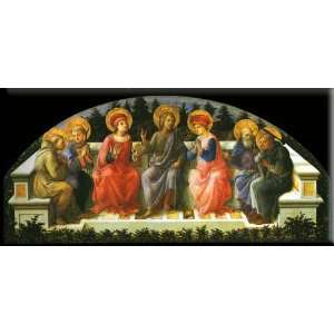   Saints 30x14 Streched Canvas Art by Lippi, Filippino