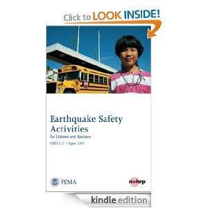 Earthquake Safety Activities For Children and Teachers FEMA  