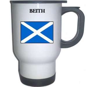  Scotland   BEITH White Stainless Steel Mug Everything 