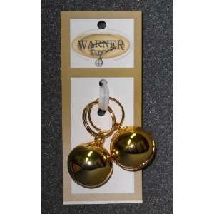   Small Gold Colored Steel Pet Bells for Dog / Cat Collar