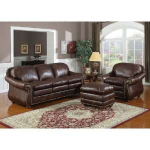  Bella Collection Leather Love Seat   Flair 50074