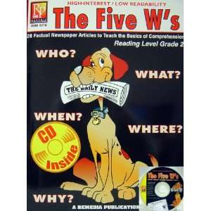  The Five Ws Reading Level 3, CD and Activity Book 