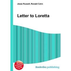  Letter to Loretta Ronald Cohn Jesse Russell Books
