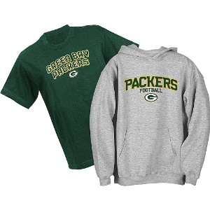   NFL Youth Belly Banded Hooded Sweatshirt and T Shirt Combo Pack