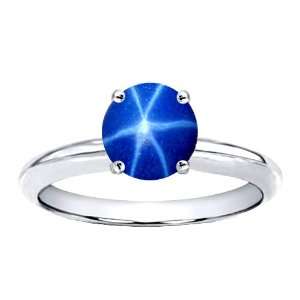 25 cttw Tommaso Design(tm) Genuine Round Lab Created Star Sapphire 