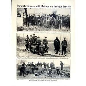  1915 16 WORLD WAR SOLDIERS CHRISTMAS DUG OUT BRITISH