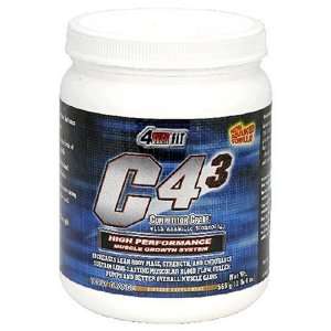4Ever Fit C43, High Performance Muscle Growth System Powder, Orange 