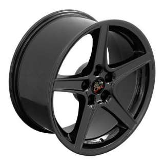 18 Rim Fits Mustang® Saleen Wheel Black 18x9  