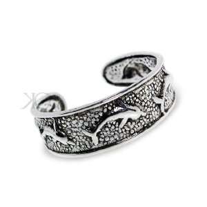  Sterling Silver Dolphin Toe Rings Jewelry