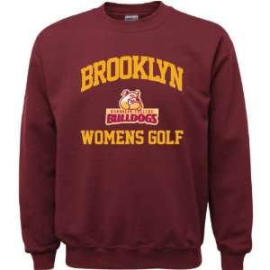  Brooklyn College Bulldogs Maroon Youth Womens Golf Arch 