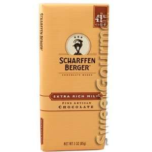 Scharffen Berger Extra Rich Milk Chocolate, 3 Oz  Grocery 