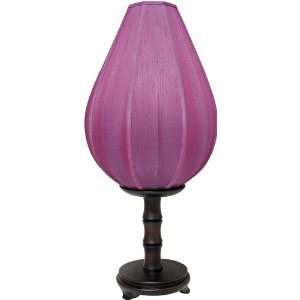  Bickett Tobin Plum Purple Blossom Table Lamp