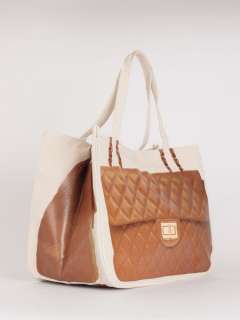   Thursday Friday DIAMONDS Cognac SUPER Together Tote Weekend Bag NWT