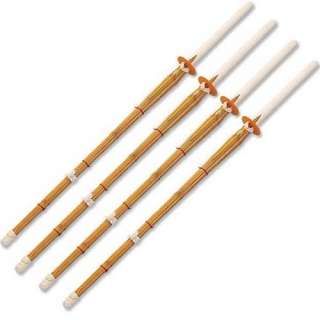 Set of 4 Bamboo Shinai Sword Kendo Prictice Stick 48   