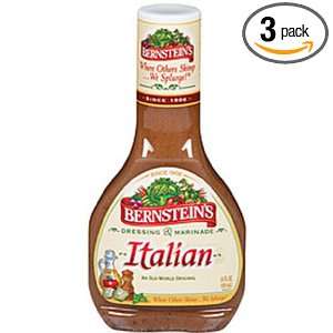 Bernsteins Italian Dressing and Marinade, 14 Ounce (Pack of 3)