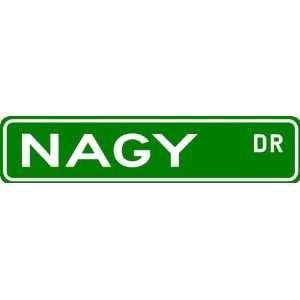 NAGY Street Sign ~ Family Lastname Sign ~ Gameroom, Basement, Garage 