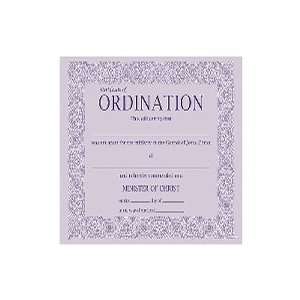  Certificate Of Ordination Decorative 6 Pack