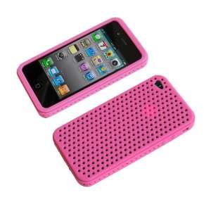 iPhone 4 Skin Case Ultra Thin Vented Pink (by CCM®) Cell 