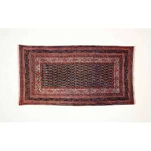  1910 Color Print Oriental Rug Persian Carpet Geometric 