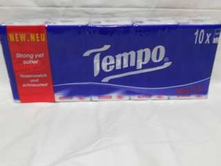 10 Tempo pocket tissues Netrual  