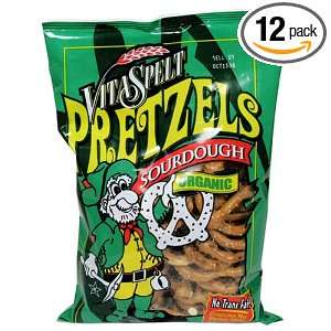 VitaSpelt Pretzels, Organic Low Fat Sourdough Pretzel, 8 Ounce Bags 