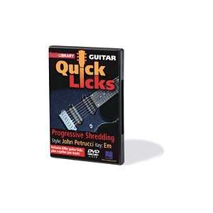  Progressive Shredding   Quick Licks   Guitar DVD Musical 