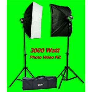  3600 Watt Softbox Lighting Kit Flourescent Video Lighting Portrait 