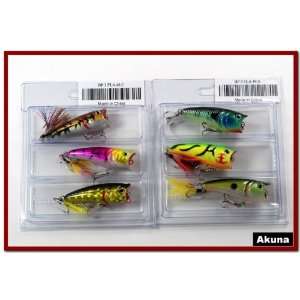   Topwater Bass & Trout Fishing Popper Lures   A