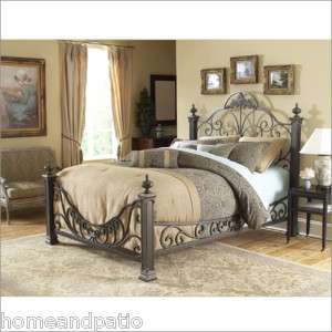 Baroque Victorian Gilded Slate King Size Bed with Frame  