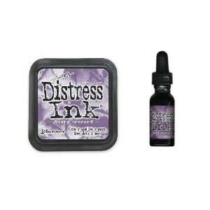  Tim Holtz Distress Rubber Stamp Ink Pad & Re inker Dusty 