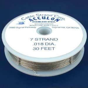 Acculon Tigertail Beading Wire 3 Strand Med/Heavy .018 