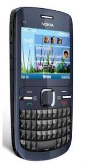 Black New Unlocked Nokia C3 00 Slate GSM Cell Phone ATT 2MP Camera 