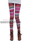 Size US 0 2 Pink Striped Leggings Tigh
