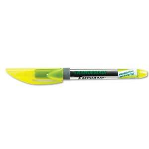 Ticonderoga® Emphasis Pocket Style Highlighters, Fluorescent Yellow 