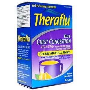 Theraflu  Flu & Chest Congestion (6 pack)